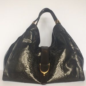 Gucci Soft Stirrup Python Bag